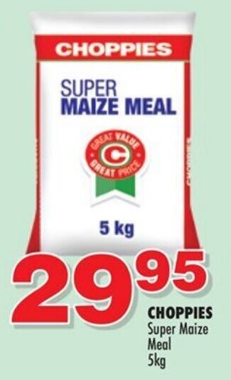 Choppies Choppies Super Maize Meal 5kg offer