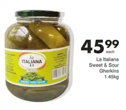 Save La Italiana Sweet & Sour Gherkins offer