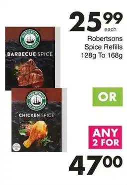 Save Robertsons Spice Refills offer