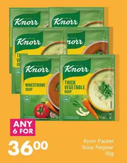 Save Knorr Packet Soup Regular offer