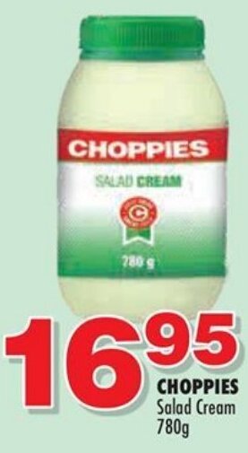 Choppies Choppies Salad Cream 780g offer