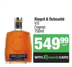 Spar Tops Bisquit & Dubouché V.S. Cognac offer