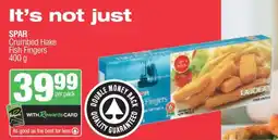 Spar SPAR Crumbed Hake Fish Fingers offer
