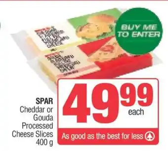 Spar SPAR Cheddar or Gouda Processed Cheese Slices offer