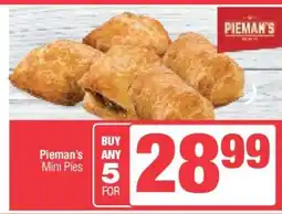 Spar Pieman's Mini Pies offer