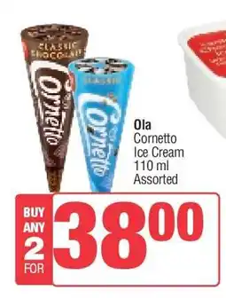 Spar Ola Cornetto Ice Cream offer