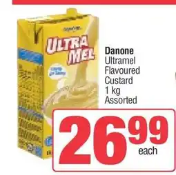 Spar Danone Ultramel Flavoured Custard offer