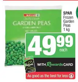Spar SPAR Frozen Garden Peas offer