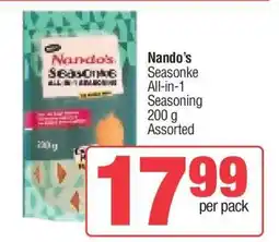 Spar Nando’s Seasonke offer