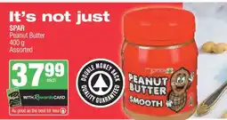 Spar SPAR Peanut Butter offer