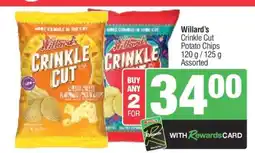 Spar Willard's Crinkle Cut Potato Chips offer
