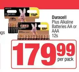 Spar DURACELL offer