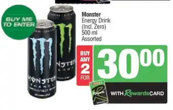 Spar MONSTER ENERGY DRINK offer