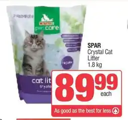 Spar SPAR Crystal Cat Litter offer