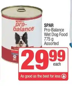 Spar SPAR Pro-Balance Wet Dog Food offer
