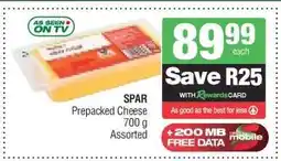 Spar SPAR Prepacked Cheese offer