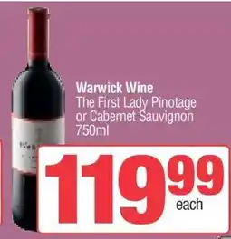 Spar Warwick Wine offer