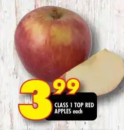 Shoprite CLASS 1 TOP RED APPLES each offer