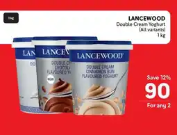 Makro LANCEWOOD Double Cream Yoghurt (All variants) offer