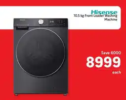 Makro Hisense 10.5 kg Front Loader Washing Machine offer