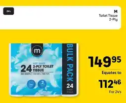 Makro m Toilet Tissue 2-Ply offer