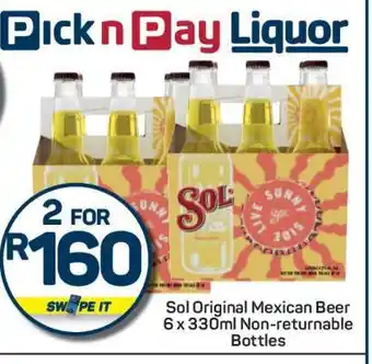 Pick n Pay Sol Original Mexican Beer offer