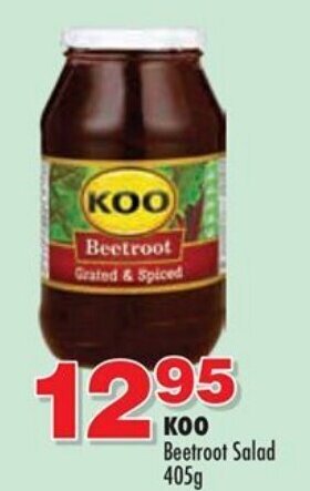 Choppies Koo Beetroot Salad 405g offer