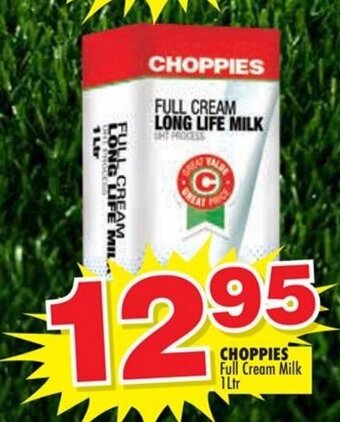 Choppies Choppies Full Cream Milk 1Ltr offer