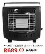 Leroy Merlin Alva 1 Panel Outdoor Gas Heater Black 1.2Kw offer