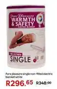 Leroy Merlin Pure Pleasure Single Non Fitted White Electric Blanket offer