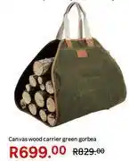 Leroy Merlin Canvas Wood Carrier Green Gorbea offer
