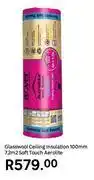 Leroy Merlin Aerolite Soft Touch 7.2 SqmGlass Wool Ceiling Insulation 100mm offer
