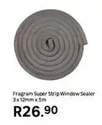Leroy Merlin Fragram Super Strip Window Sealer 3 x 12mm x 5m offer