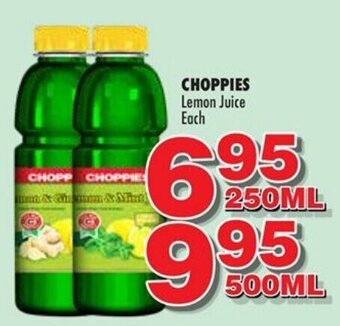 Choppies Lemon Juice 250ml