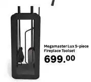 Leroy Merlin Megamaster Lux 5 Piece Fireplace Toolset offer