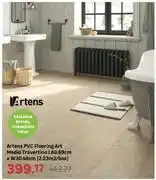 Leroy Merlin Artens PVC Flooring Art Medio Travertino L60.69cm x W30.48cm (2.23Sqm/Box) offer