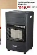 Leroy Merlin Totai 3 Panel Gas Heater Black 4.2Kw offer
