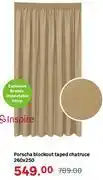 Leroy Merlin Inspire Chatruce Taped Porscha Blockout 260 x 250 offer