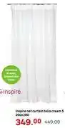 Leroy Merlin Inspire Cream 5 Telio Net Curtain 200 x 280 offer