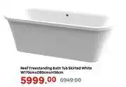Leroy Merlin Reef Freestanding Bath Tub Skirted White W170cm x D80cm x H56cm offer
