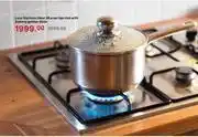 Leroy Merlin Luxe Stainless Steel 2 Burner Gas Hob With Battery Ignition 30cm offer