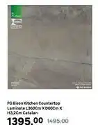 Leroy Merlin PG Bison Kitchen Counter Top Laminate L360cm x D60cm x H3.2cm Catalan offer
