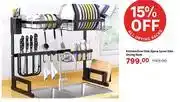 Leroy Merlin Kitchen Over Sink Space Saver Dish Drying Rack offer