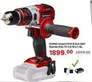Leroy Merlin Einhell Impact Drill & 2 x 2.5AH Starter Kits TP-CD 18 Li-iBL offer