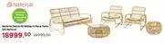 Leroy Merlin Naterial Bellis PE Wicker 5 Piece Patio Set Natural offer