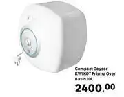 Leroy Merlin KWIKOT 10Ltr Prisma Over Basin Compact Geyser offer