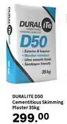 Leroy Merlin Duralite D50 Cementitious Skimming Plaster-35kg offer