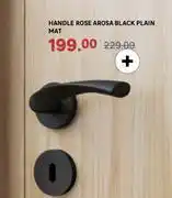 Leroy Merlin Arosa Handle Rose Black Plain MAT offer