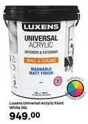 Leroy Merlin Luxens 20L Universal Acrylic Paint offer
