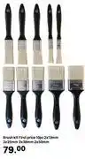Leroy Merlin Brush Kit First Price 10Pc 2 x 13mm, 2 x 25mm, 3 x 38mm, 2 x 50mm offer
